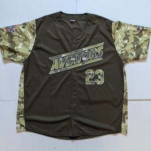2023 LAS VEGAS Aviators #23 MiLB Baseball Promo Digital Camo Jersey SGA Men's XL